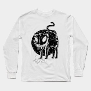 Black Cat (Black Print) Long Sleeve T-Shirt